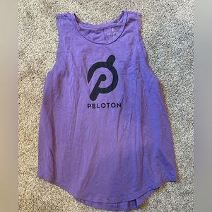 Peloton Purple Scoop Tank Size XL